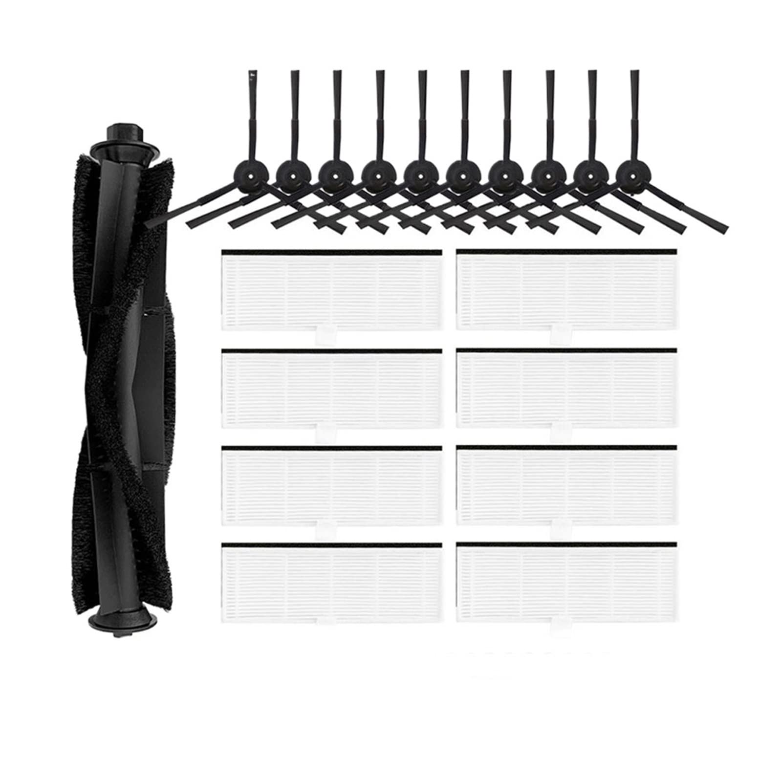 HONITURE Q6 Pro Robot Vacuum Cleaner Replacement Main Brush Side Brush Hepa Filter Mop Rag Dust Bag (Color : Set C)  
HO